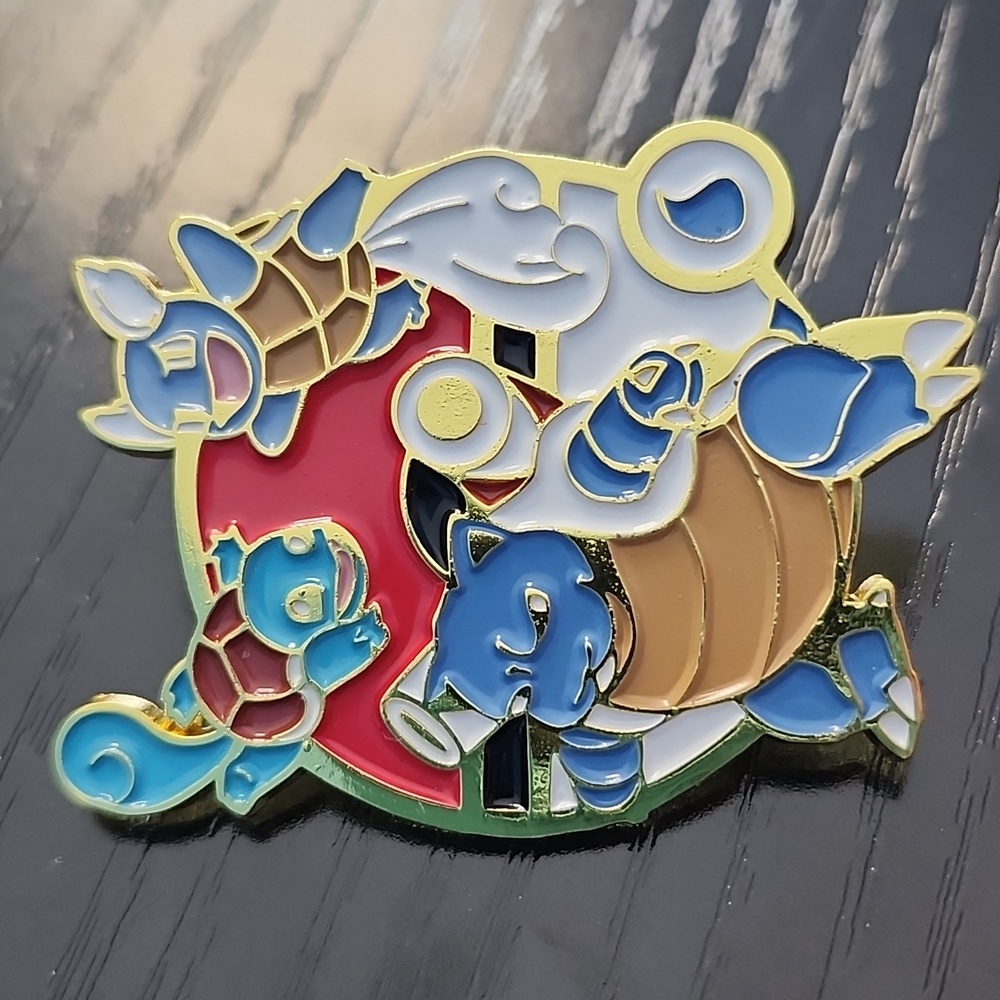 Pokemon Squirtle Evolution Enamel Pin
